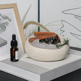 Tigela De Concreto Molde Sem Fogo, Decoração De Aromaterapia, Molde De Silicone, Pedra De Incenso, Óleo Essencial, Quarto De Casa, Armazenamento