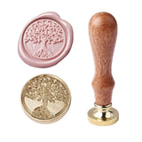 Carimbo de madeira com padrão de árvore para wax, decorativo, de cera, estilo happy, antigo, feliz aniversário, álbum de scrap, casamento