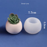 Moldes de silicone para castiçal tealight moldes e formas de gesso para vasos de flores moldes de resina epóxi moldes de mini plantadores de concreto 2023 novo molde de silicone
