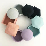 Caixa Redonda De Gesso De Silicone, Molde De Fundição De Gesso De Cimento, Estojo De Armazenamento De Tempero, Pequena Jarra De Vela, DIY Decoração De Casa