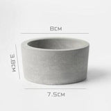 Vaso de flores de cimento molde de silicone planta verde vaso de flores molde de concreto mobiliário doméstico bacia molde de silicone