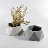 Vaso Em Forma De Hexágono, Moldes De Plantador De Concreto, DIY Decoração De Casa, Cimento Geométrico, Pote De Plantas Suculentas, Molde De Silicone, Tamanho Grande