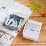 Caixa Redonda De Gesso De Silicone, Molde De Fundição De Gesso De Cimento, Estojo De Armazenamento De Tempero, Pequena Jarra De Vela, DIY Decoração De Casa