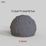 Criativo Lua Forma Molde De Silicone, Copo De Vela, Moldes De Cera, Caixa De Armazenamento De Jóias, Feito À Mão, Texturizado, Concreto, Design