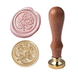 Carimbo de madeira com padrão de árvore para wax, decorativo, de cera, estilo happy, antigo, feliz aniversário, álbum de scrap, casamento