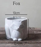 Vaso de silicone de cimento, molde manual, artesanato, suculentas, forma de padrão criativo, design, planta, bacia, coruja, molde