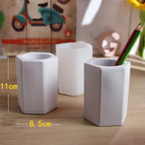 Cozinha Talheres Armazenamento Silicone Molde, Gesso Escova De Dentes Copo, Ornamento Doméstico, Molde Concreto, Colher Embarcação, Caneta Redonda Titular