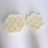 Vaso de flores hexagonal poroso, molde de silicone, favo de mel, caixa de armazenamento de cimento, molde de caixa de joias