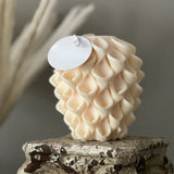 Grande manhã glória pilar silicone vela molde pinheiro cone natal árvore de gesso resina sabão cozimento gelo molde casa decoração presentes