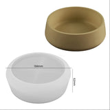 Cimento Redondo Vela Navio Silicone Moldes, tigela grande Plantadores De Concreto Moldes, caixa De Armazenamento De Resina Epóxi, Cimento Fruteira Molde