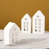 Casa 3D Castiçal Moldes, Janela Oca, Molde Do Castiçal, Gesso, Concreto Scented Stand, DIY Artesanato Presente, Home Decor