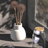 Cimento aromaterapia garrafa perfume difusor molde de silicone simples nordic decoração para casa gesso difusor recipiente moldes