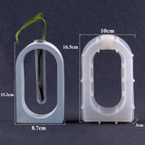 Arched Round Hidropônico Gesso Moldes DIY Concreto Retangular Planta Hidropônico Vaso Resina Molde Decoração Para Casa Artesanato Presentes