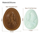 Molde de Silicone para Ovo de Páscoa - DIY Criativo