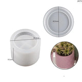 Molde De Silicone para Caixa De Armazenamento De Flores, DIY Crystal Drop Glue, Escala De Peixe De Cimento, Padrão De Folha, Panela De Resina, Copo De Vela De Gesso, Decoração