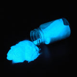 Luminous Glitter Powder para Nail Art, pigmento de resina epóxi, molde DIY, brilho no escuro, jóias fazendo suprimentos, 12 cores por conjunto