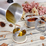 Conjunto de pote de cera para castiçal, 206 peças, suporte de ferro para velas perfumadas, ferramentas para fazer velas, jarra de velas, decoração de festa em casa, presentes de aniversário