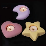 Molde de Silicone para Porta-Velas Decorativo 3D