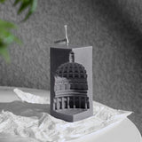 3d criativo arquitetura nórdica vela molde de silicone diy cúpula arco romano concreto gesso sabão vela fazendo ferramenta decoração para casa