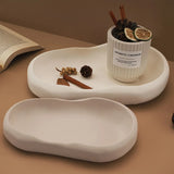 Wabi-Sabi Estilo Oval Bandeja De Armazenamento, Molde De Concreto, Placa De Resina Epóxi, Molde De Silicone, Decoração De Casa, Bandeja De Armazenamento De Porca, Gesso