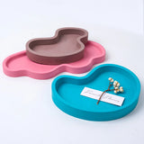 Molde irregular de silicone para decoração, gesso artesanal, armazenamento de concreto, saucer coaster, molde de resina epóxi, presente criativo do ofício, DIY