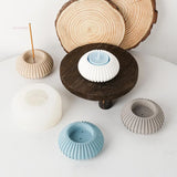 Suporte De Vela De Linha De Concreto, Molde De Silicone, Frasco De Incenso Redondo, Recipiente De Vela Perfumada, Ferramentas De Fundição, Decoração De Casa, DIY