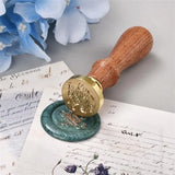 Carimbo de madeira com padrão de árvore para wax, decorativo, de cera, estilo happy, antigo, feliz aniversário, álbum de scrap, casamento
