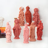 Molde de Silicone 3D Vela Virgem Maria Artesanato
