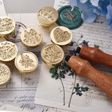 Carimbo de madeira com padrão de árvore para wax, decorativo, de cera, estilo happy, antigo, feliz aniversário, álbum de scrap, casamento
