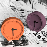 Molde de silicone geométrico estilo nórdico, Molde Pinkie, Moldes de relógio de mesa, Cimento Design Criativo para Escritório e Casa