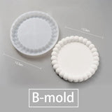 Wabi-Sabi Estilo Oval Bandeja De Armazenamento, Molde De Concreto, Placa De Resina Epóxi, Molde De Silicone, Decoração De Casa, Bandeja De Armazenamento De Porca, Gesso