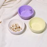Molde de silicone para fundição de tigela de gesso, prato de jóias recipientes de concreto moldes de gesso, forma de cesta tecida, moldes de resina epóxi para casa