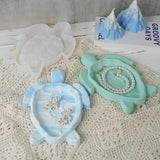 Sea Turtle Silicone Mold para DIY Pad, Epóxi Resina Coaster, Home Decor Ornamentos, DIY Gesso Argila, Resina UV