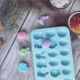 Molde de silicone 18-cavidade para páscoa, ferramentas de cozimento, chocolate, páscoa, páscoa, páscoa, bolo, cozimento, cozimento, 1pc