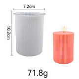 Geometria listra vela molde de silicone diy estrela de quatro folhas trevo circular sabão resina molde de gesso chocolate que faz a decoração da sua casa presente