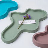 Molde irregular de silicone para decoração, gesso artesanal, armazenamento de concreto, saucer coaster, molde de resina epóxi, presente criativo do ofício, DIY