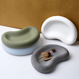 Bandeja De Exibição De Alimentos De Silicone, Forma De Ervilha, DIY Cimento De Gesso, Molde De Derramamento, Base De Armazenamento De Vela, Placa De Sobremesa, Moldes De Decoração