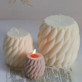 DIY Spinning Twisted Candle, Handmade Criativo 3D Geométrico Raindrop, Gesso Perfumado, Resina Sabão Fazendo Suprimentos, Presentes Do Artesanato Da Família