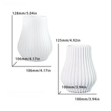 Listras vaso planta pote concreto molde de silicone gesso cimento suculento vaso de flores moldes decoração para casa molde