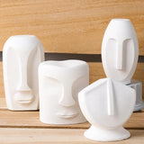 Nórdico Artistico Face Silicone Mold, DIY Cilindro de Vela de Gesso, 3D Abstrato Face Moldes, Ornamento Criativo, Home Decor Suprimentos