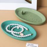 Handmade Concreto Oval Silicone Moldes, 3D Lua Escultura, Estrela De Gesso, Molde De Fundição, Placa De Armazenamento De Jóias, Artesanato Decoração De Casa, DIY
