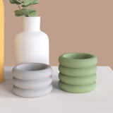 Molde de silicone para vaso de concreto, estilo europeu, moldes simples para vasos de plantas, ferramentas de jardinagem de cimento, molde para vaso de concreto