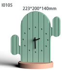 Molde de silicone geométrico estilo nórdico, Molde Pinkie, Moldes de relógio de mesa, Cimento Design Criativo para Escritório e Casa