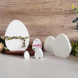 Páscoa em branco multi-tamanho ovo decoração molde de silicone artesanal 3d aromatreatment gesso desenho de páscoa decoração de ovo fazendo ferramenta