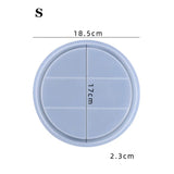 Bandeja Redonda Grande De Cimento De Silicone, Molde De Resina Epóxi, Bandeja Decorativa, Flor Seca, Vaso De Concreto, Base Fazendo Ferramentas, 3 Tamanhos