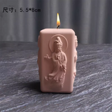Molde de silicone para vela original guanyin vela aromaterapia gesso artesanal sabão jesmonite molde diy