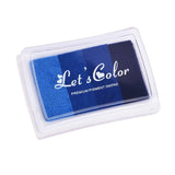 1 pçs 4 cor inkpad tinta carimbo almofada colorido dos desenhos animados artesanato inkpad conjunto para diy trabalho engraçado impressão digital scrapbooking acessórios