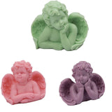 Anjo Perfumado Silicone Vela Molde, Anjo Alado, Bolo De Ornamento De Chocolate, Sabão Artesanal, Vela Fazendo, Molde De Resina