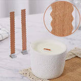 Kit de Pavios de Madeira para Velas - Chama Grande e Sustentável