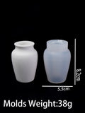 Molde De Silicone De Frasco De Concreto, Cabaça Artesanal DIY, Estilo Saco De Sorte, Gesso, Vaso Pequeno, Castiçal, Molde De Resina, Artesanato, Decoração De Casa